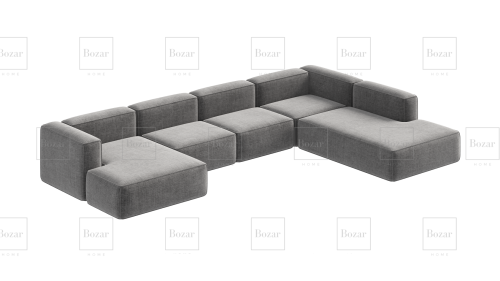 Salon modulable Miami Gris