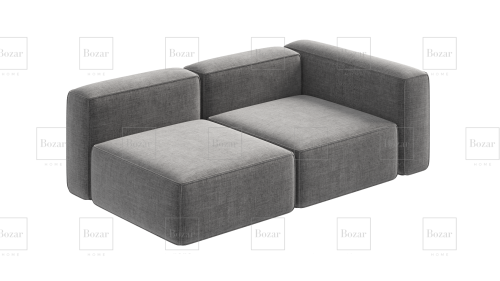 Canapé modulable Miami Gris
