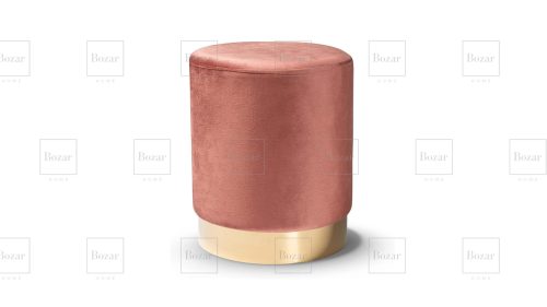 Tabouret Ottoman Rose poudré
