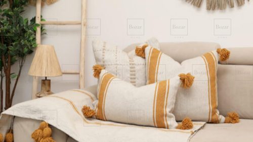 Collection ” Esprit Bohème ” – Composition 1-2 (Tissés à la Main en Pure Coton )