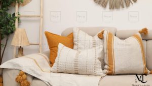 Collection ” Esprit Bohème ” – Composition 1-1 (Tissés à la Main en Pure Coton )