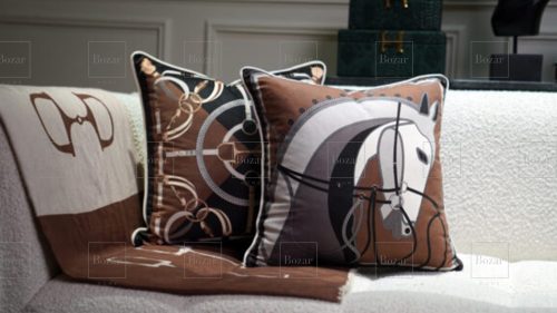 Collection ” Au Galop ! ” – Composition 2 Marron